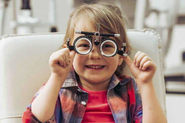 Kind in der Sehrschule