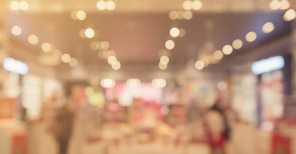 Stark verschwommenes Bild